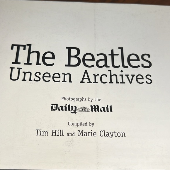 Vintage The Beatles Unseen Archives Book by Tim Hill & Marie Clayton - Picture 4 of 6
